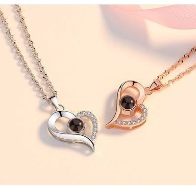 Heart Necklace with Picture Inside