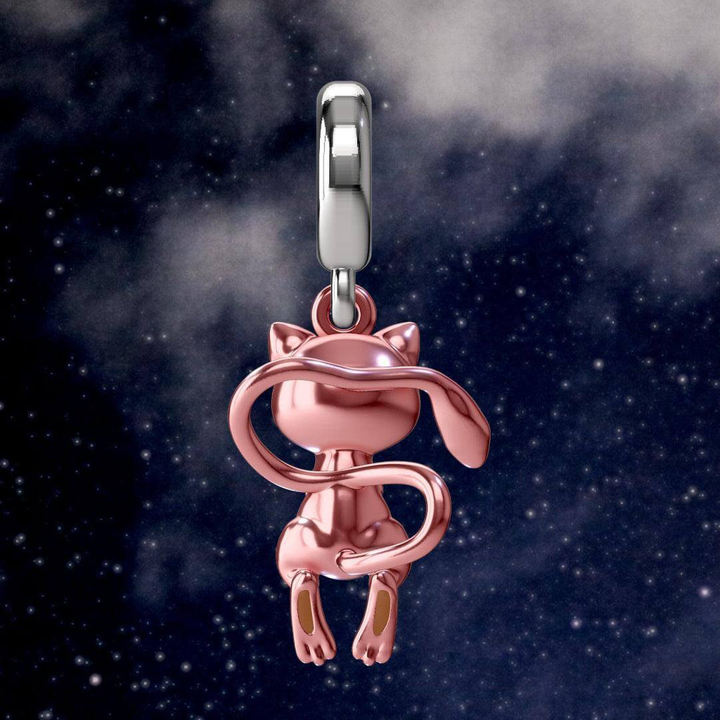 Mew Pokemon Pandora Fit Charm Necklace, 925 Sterling Silver - Trendolla Jewelry