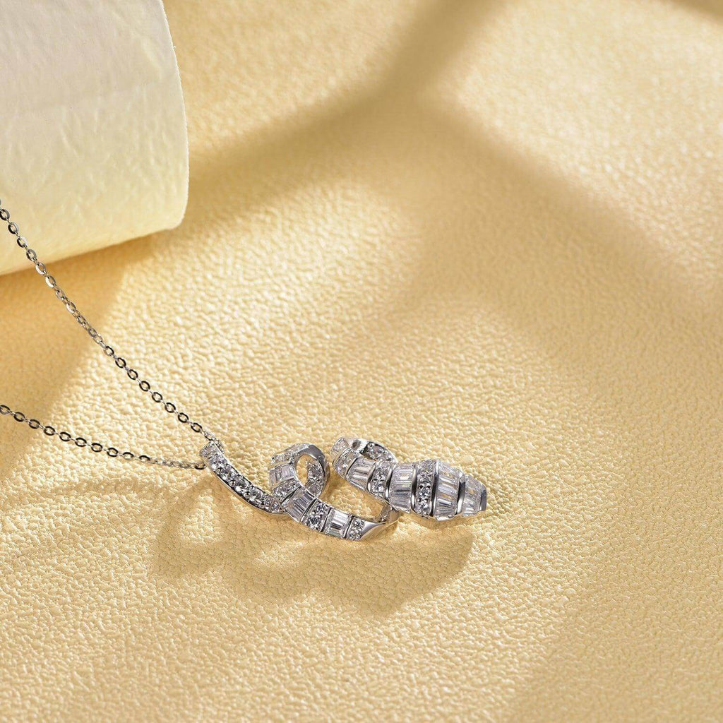 Snake Pendant Fit Charm 925 Sterling Silver - Trendolla Jewelry