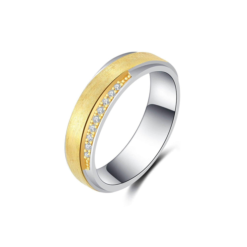 yellow Gold Plate Diamond Ring